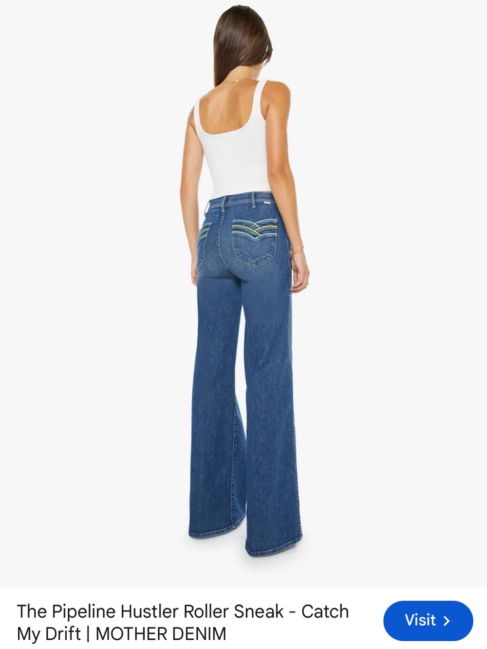 MOTHER Denim - The Pipeline Hustler Roller Sneak in color catch my drift